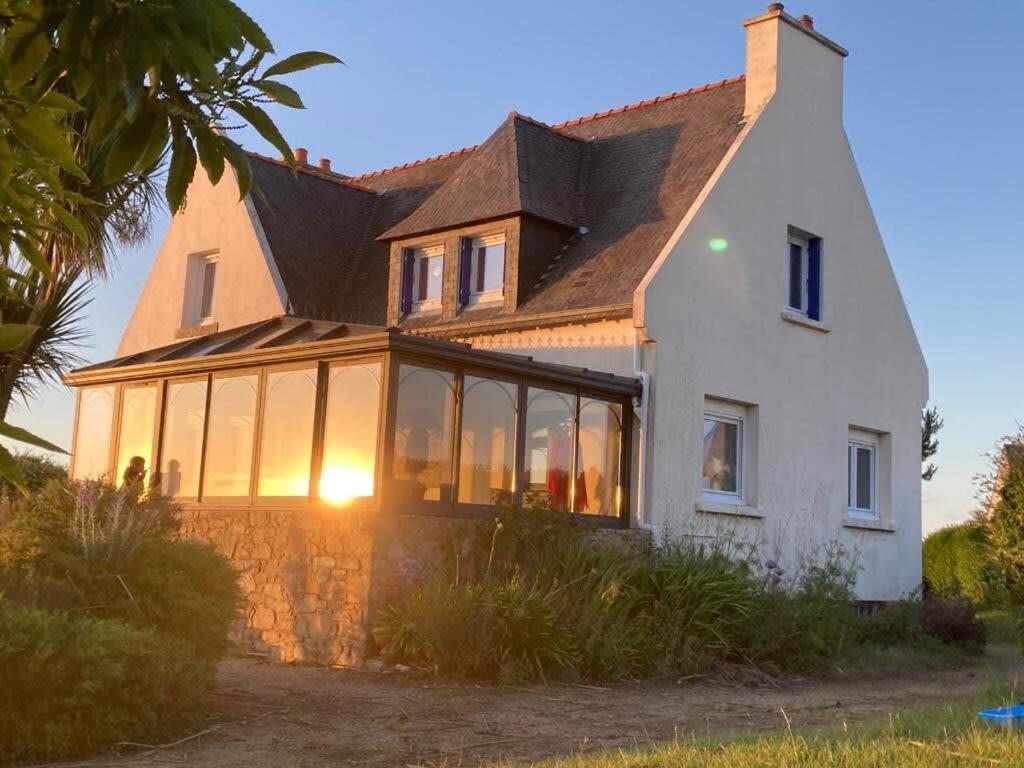 Kermartin - Maison De Famille Avec Vue Sur La Baie De Morlaix Plouézocʼh Exterior foto