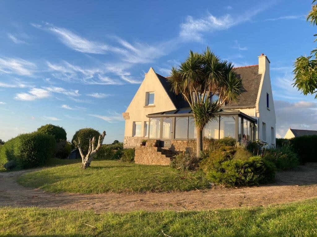 Kermartin - Maison De Famille Avec Vue Sur La Baie De Morlaix Plouézocʼh Exterior foto
