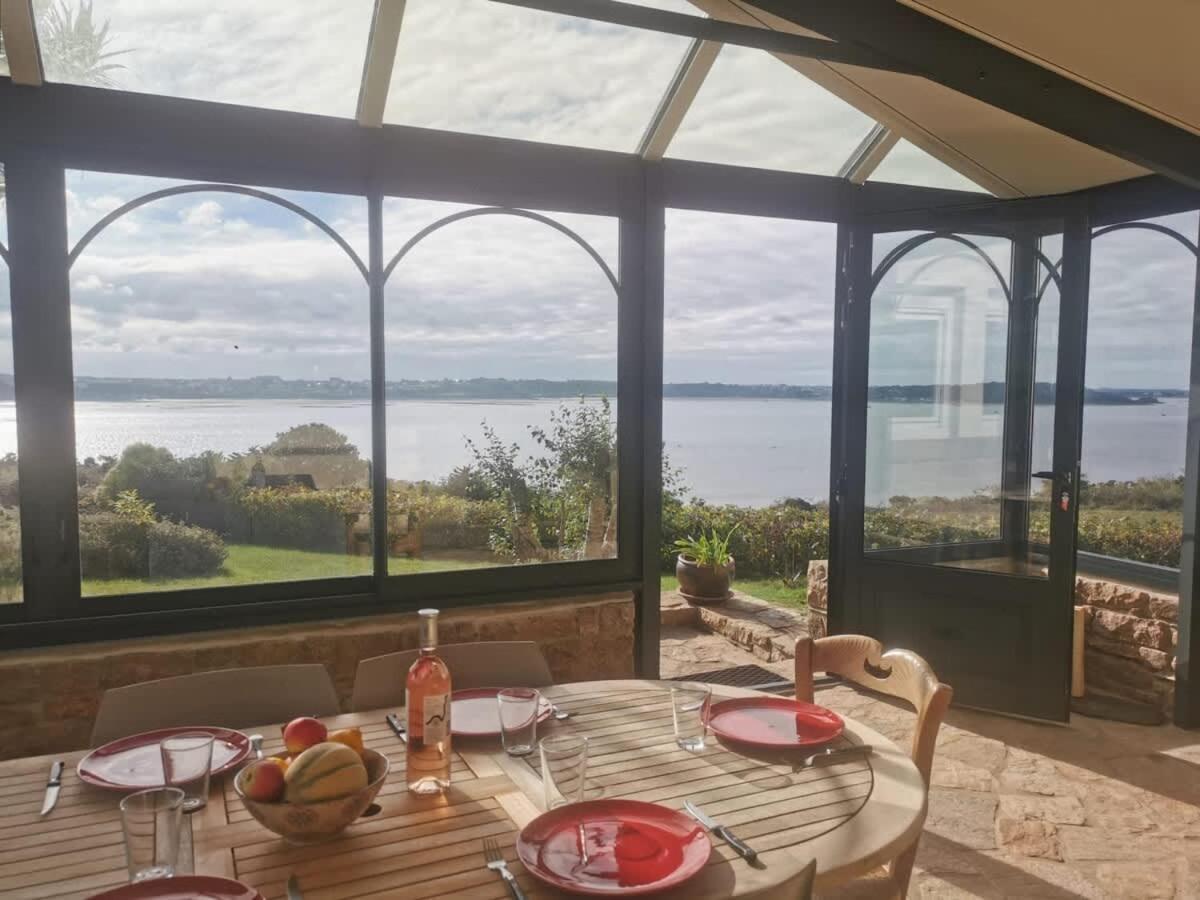 Kermartin - Maison De Famille Avec Vue Sur La Baie De Morlaix Plouézocʼh Exterior foto