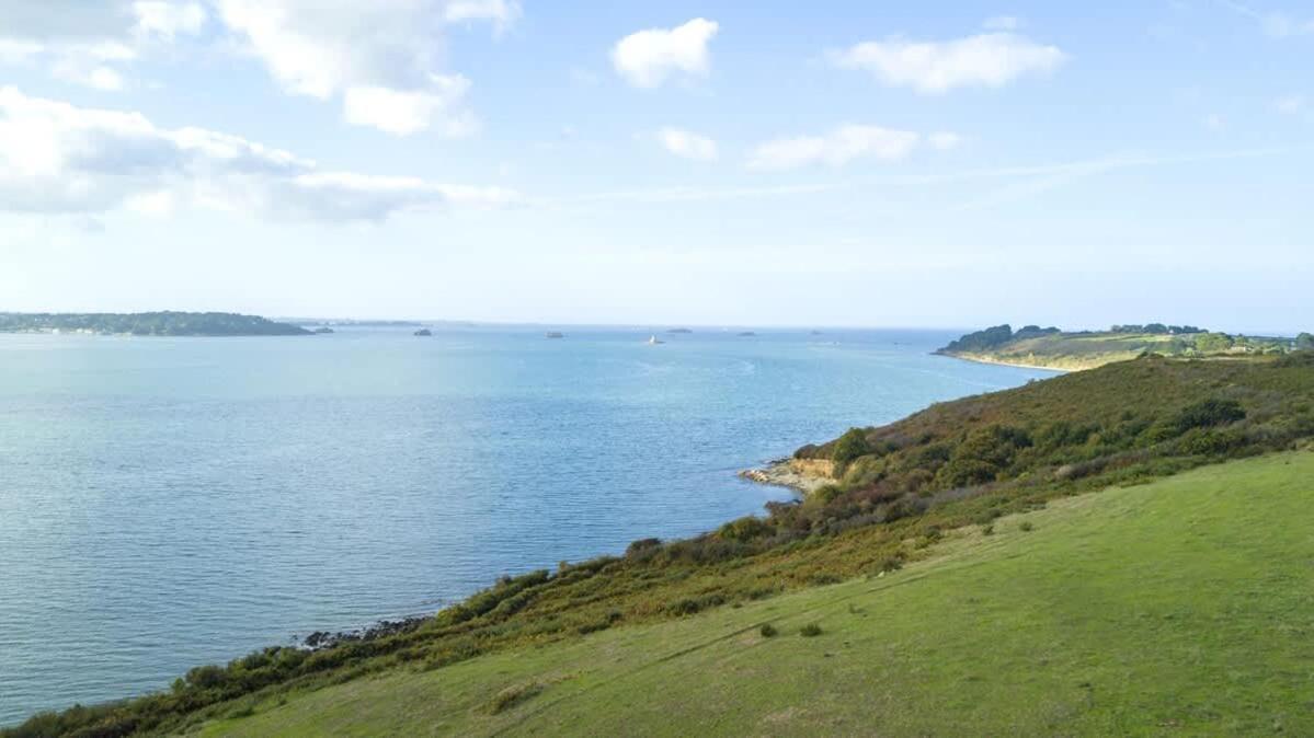 Kermartin - Maison De Famille Avec Vue Sur La Baie De Morlaix Plouézocʼh Exterior foto