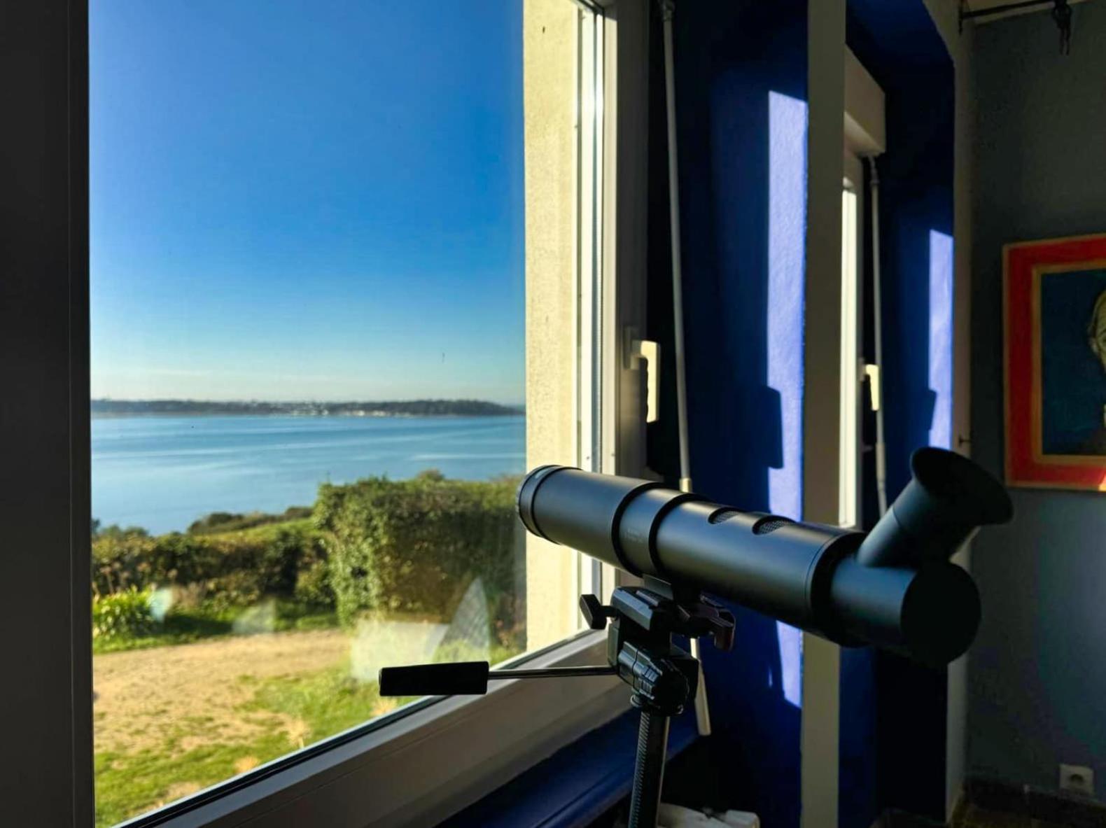 Kermartin - Maison De Famille Avec Vue Sur La Baie De Morlaix Plouézocʼh Exterior foto